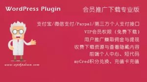 WordPress网站Erphpdown支付插件V13.2
